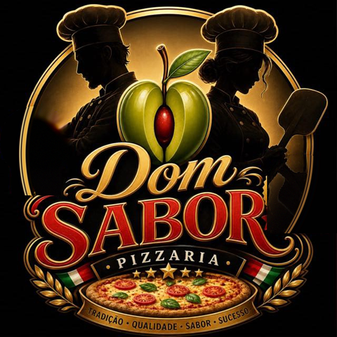 Logo Dom Sabor Pizzaria